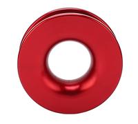 YDuupxe Winch Snatch Recovery Ring, Heavy Duty Aluminum Soft Shackle Ring 41000lbs Breaking Strength for Towing Off Road Rescue, with 7/16in 1/2in Shackles 3/16in 1/4in 3/8in Ropes (Red)