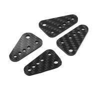 YDVXOS For Rlaarlo MK07 JK07 Carbon Twin Damper Stay L262 | Paired Suspension Conversion 1/7, Weave Double Absorber Bracket, Lightweight Rear Tower, Precision Part, Aftermarket Componen