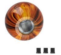 YDXHERTA Starry Sky Car Gear Knob Manual Automatic Universal Shifter Racing Shift Lever Ball Gearshift Head Auto Accessories Interior Upgrade(Yellow)