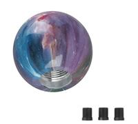 YDXHERTA Starry Sky Car Gear Knob Manual Automatic Universal Shifter Racing Shift Lever Ball Gearshift Head Auto Accessories Interior Upgrade(Purple)
