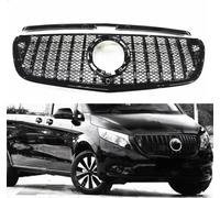 Ydxlcsyy Front Bumper Grille,Car Front Fog Light Grill Cover Trim,for Mercedes-Benz W447 Metris Vito 2022-2023