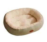 YDYAENIO Dog Bed Washable Kennel Four Seasons Pet Large Sofa Plus Velvet Thick Deep Sleep Cushion Puppy Mat for Small Dogs(Green,S)