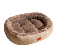 YDYAENIO Dog Bed Washable Kennel Four Seasons Pet Large Sofa Plus Velvet Thick Deep Sleep Cushion Puppy Mat for Small Dogs(Grey,XL)