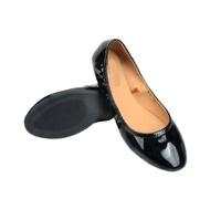 YDYAENIO Foldable Flats for Women Foldable Ballet Shoes, Available in Three Colors, Perfect for Commuting and Leisure to Fit Your Feet Perfectly(Black,6.5)