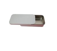 YDYAENIO metal tins with lids 10Pcs Metal Cigarette Case Empty Mini Tin Box Tinplate Push Candy Pill Cases Bins Jar Hinged Containers Organizer Storage(Color 5)