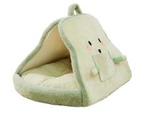 YDYAENIO Winter Warm Dog Bed Soft Cozy Pet Sleeping Mat for Small Medium Dogs Cats Thicken Non-slip Cat Sofa Puppy Supplies(Green,XL)