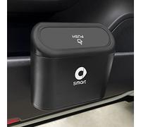 YDYBDA Hanging Type Black Square ABS Trash Box Can For 451 453 Foutwo Forfour Pressing Garbage Dust Case Storage Car Accessories