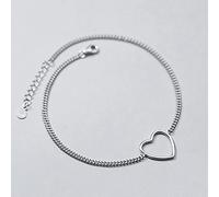 YDYDTTKD Braccialetti alla Caviglia per Donna - Cavigliere a Catena a Cuore Romantico in Argento Sterling 925 per Donna alla per la Migliore Amica della Moglie