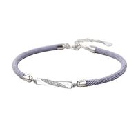YDYDTTKD Infinity Couple Matching Bracelets For Boyfriend Girlfriend 2Pcs Love Rope Cubic Zirconia Twisted Charm Bangle Long Distance Relationship Jewelry Lover'S Gifts