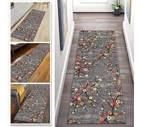 YDYFC Vintage Hallway Runner Rug Long Carpet with Non Slip Backing Thick Floor Rug Runner for Kitchen Hall Stairs Corridor Entrance Living Room Bedroom 60cm 70cm 80cm 100cm 120cm