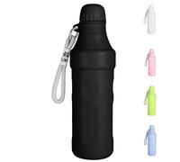 YDYxieji Insulated Water Bottle 500ml - Stainless Steel Double Walled Vacuum Flask for Hot & Cold Drinks, Leak-Proof Thermal Bottle for Kids Gym, Sports & Travel (Black)