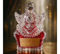 YDZYFFS 300ML Whiskey Decanter Wine Bottles Art Statue Figurine - 3D Clown Liquor Whiskey Decanters, With Airtight Lid 3D Funny Whiskey Wine Bottle, Strong Glass Wine Dispenser, For Home Gathering(D)