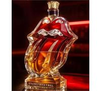 YDZYFFS 300ML Whiskey Decanter Wine Bottles Art Statue Figurine - 3D Tongue-shaped Wine Bottle Ornaments, Fun Tongue Glass Whiskey Decanter Sculptures, New Whiskey Bottles Craft Statues(#2)
