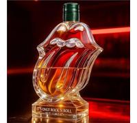 YDZYFFS 300ML Whiskey Decanter Wine Bottles Art Statue Figurine - 3D Tongue-shaped Wine Bottle Ornaments, Fun Tongue Glass Whiskey Decanter Sculptures, New Whiskey Bottles Craft Statues(#1)