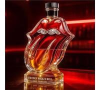 YDZYFFS 300ML Whiskey Decanter Wine Bottles Art Statue Figurine - 3D Tongue-shaped Wine Bottle Ornaments, Fun Tongue Glass Whiskey Decanter Sculptures, New Whiskey Bottles Craft Statues(#5)