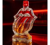 YDZYFFS 300ML Whiskey Decanter Wine Bottles Art Statue Figurine - 3D Tongue-shaped Wine Bottle Ornaments, Fun Tongue Glass Whiskey Decanter Sculptures, New Whiskey Bottles Craft Statues(#4)