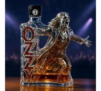 YDZYFFS 300ML Whiskey Decanter Wine Bottles Art Statue Figurine - Rock Band Shaped Whiskey Decanters Sculpture, With Airtight Lid 3D Funny Whiskey Wine Bottle, Strong Glass Liquor Dispenser(C)