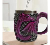 YDZYFFS 400ml Coffee Cups - Mug - Wine Glasses, Dragon Coffee Mug, 3D Gothic Novelty Cup, Drinking Mug for Themed Party Decor, Desk Display Beer Mug