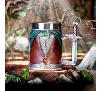 YDZYFFS 450ML Coffee Cups - Mug - Wine Glasses, 3D Hand-Painted Resin Beer Mug, Sword Barrel Cool Coffee Mugs, Nordic Decor Gifts Water Cup