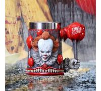YDZYFFS Coffee Cups - Mug - Wine Glasses, Clown Tankard, Hand-Painted Resin Water Cup, Horror Movie Merchandise Coffee Cup, Red Balloons Handle Mug, Coffee Mugs, Tea Cup(A)