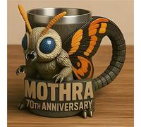 YDZYFFS Mug - 300ML Coffee Cups - Wine Glasses, 3D Dinosaur Monster Mug, Resin Stainless Steel Beer Mugs, Monster Legends Coffee Cup, Fun Monsters King Water Cup(A)