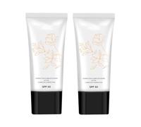 YE&ZI Korean Color Changing CC Cream With Spf 50 Full Coverage Foundation For Mature Skin Self Adjusting Color Correcting Cream 2pcs 30ml