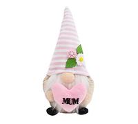 YE&ZI Mother's Day Gnomes Decorations, Handmade Lucky Mum Heart Gonks Gnome, Faceless Doll Decorations, Mothers Day Gifts Birthday Gift for Mum (C, 1Pcs)