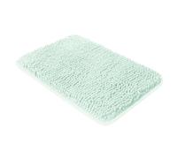 Yeaban Small Bathroom Rugs 12"x18" - Thick Chenille Bath Mats | Absorbent and Washable Bath Rug Non-Slip, Plush and Soft Rugs for Bathroom, Shower, Sink(Spa Blue)