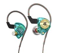 Yeabomy Wired Gaming Earbuds, Ak3file in Ear Monitors, Deep Bass Sound Wired Earbuds, HiFi in Ear Headphones with 1DD 10mm Dynamic Driver, IEM for Music Gaming Video Calling (Green)