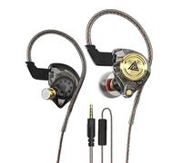 Yeabomy Wired Gaming Earbuds, Ak3file in Ear Monitors, Deep Bass Sound Wired Earbuds, HiFi in Ear Headphones with 1DD 10mm Dynamic Driver, IEM for Music Gaming Video Calling