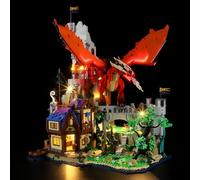 YEABRICKS LED Light for 21348 Ideas Dungeons & Dragons: Red Dragon's Tale Building Blocks Model (Building Set NOT Included)