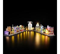 YEABRICKS LED Light for 76444 Harry Potter Diagon Alley Wizarding Shops Building Blocks Model (Building Set NOT Included)