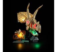 YEABRICKS LED Light for 76969 Jurassic World Dinosaur Fossils: Triceratops Skull Building Blocks Model (Building Set NOT Included)