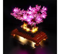 YEABRICKS LED Light for Lego-10281 Creator Expert Bonsai Tree(Pink) Building Blocks Model (Lego Set NOT Included)