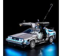 YEABRICKS LED Light for Lego-10300 Creator Expert Back to the Future Time Machine Building Blocks Model (Lego Set NOT Included)