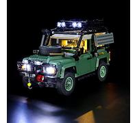 YEABRICKS LED Light for Lego-10317 Icons Land Rover Classic Age 6+ Defender 90 Building Blocks Model (Lego Set NOT Included)