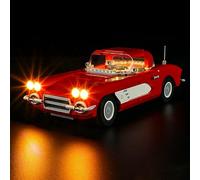 YEABRICKS LED Light for Lego-10321 Icons Corvette Building Blocks Model (Lego Set NOT Included)