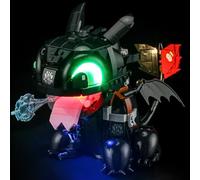 YEABRICKS LED Light for Lego-10375 Icons How to Train Your Dragon: Toothless Building Blocks Model (Lego Set NOT Included)