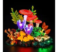 YEABRICKS LED Light for Lego 11505 Botanicals Woodland Mushrooms Building Blocks Model -Gift for Collectors & Hobbyists(Building Set NOT Included)