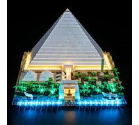 YEABRICKS LED Light for Lego-21058 Architecture Great Pyramid of Giza Building Blocks Model (Lego Set NOT Included)