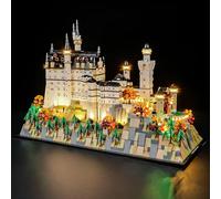 YEABRICKS LED Light for Lego-21063 Architecture Neuschwanstein Castle Building Blocks Model (Building Set NOT Included)