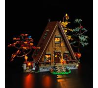 YEABRICKS LED Light for Lego-21338 Ideas A-Frame Cabin Building Blocks Model (Lego Set NOT Included)