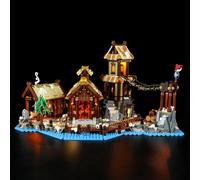YEABRICKS LED Light for Lego-21343 Ideas Viking Village Building Blocks Model (Lego Set NOT Included)