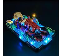 YEABRICKS LED Light for Lego-21366 Ideas Floating Sea Otters Building Blocks Model (Building Set NOT Included)