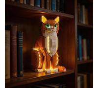 YEABRICKS LED Light for Lego-21376 Ideas Orange Cat Building Blocks Model (Building Set NOT Included)
