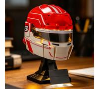 YEABRICKS LED Light for Lego-43014 Editions Scuderia Ferrari HP Charles Leclerc Helmet Building Blocks Model (Building Set NOT Included)