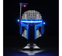 YEABRICKS LED Light for Lego-75408 STAR WARS Jango Fett Helmet Building Blocks Model (Building Set NOT Included)