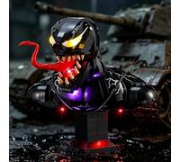YEABRICKS LED Light for Lego-76356 Marvel Venom Bust Building Blocks Model (Building Set NOT Included)