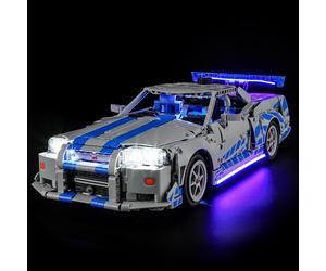 YEABRICKS LED Light Kit for Lego 42210 Nissan Skyline GT-R R34