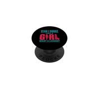 Yeah I Shoot Like A Girl Gun Lover Design PopSockets Adhesive PopGrip